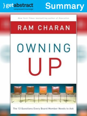 cover image of Owning Up (Summary)